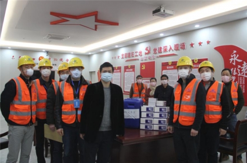 【防疫复工两手抓】至尊国际集团所属杭安公司领导赴之江实验室一期工程—园区工程（西区）机电安装项目部调研检查疫情防控和复工工作